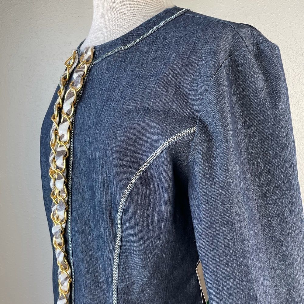NWT Multiples Matching Denim Jacket & Pants Size L - Picture 5 of 16